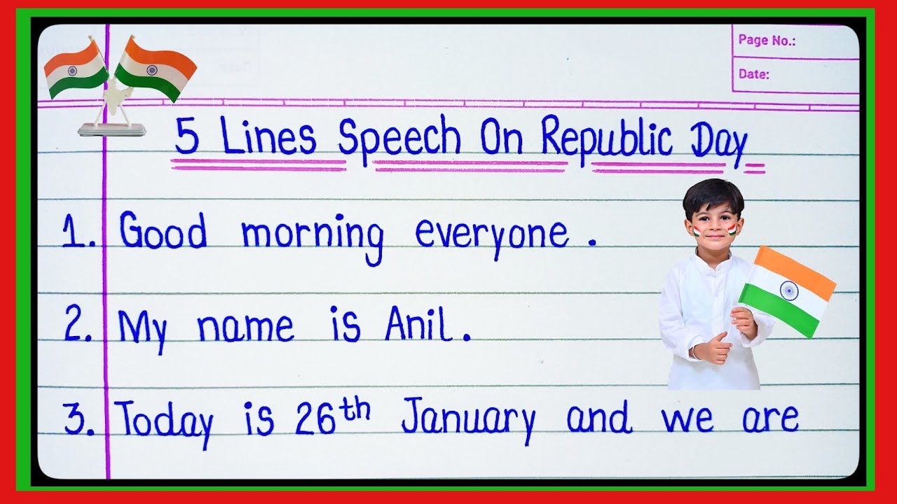 Republic Day English Speech 5 1 republic day english speech 5