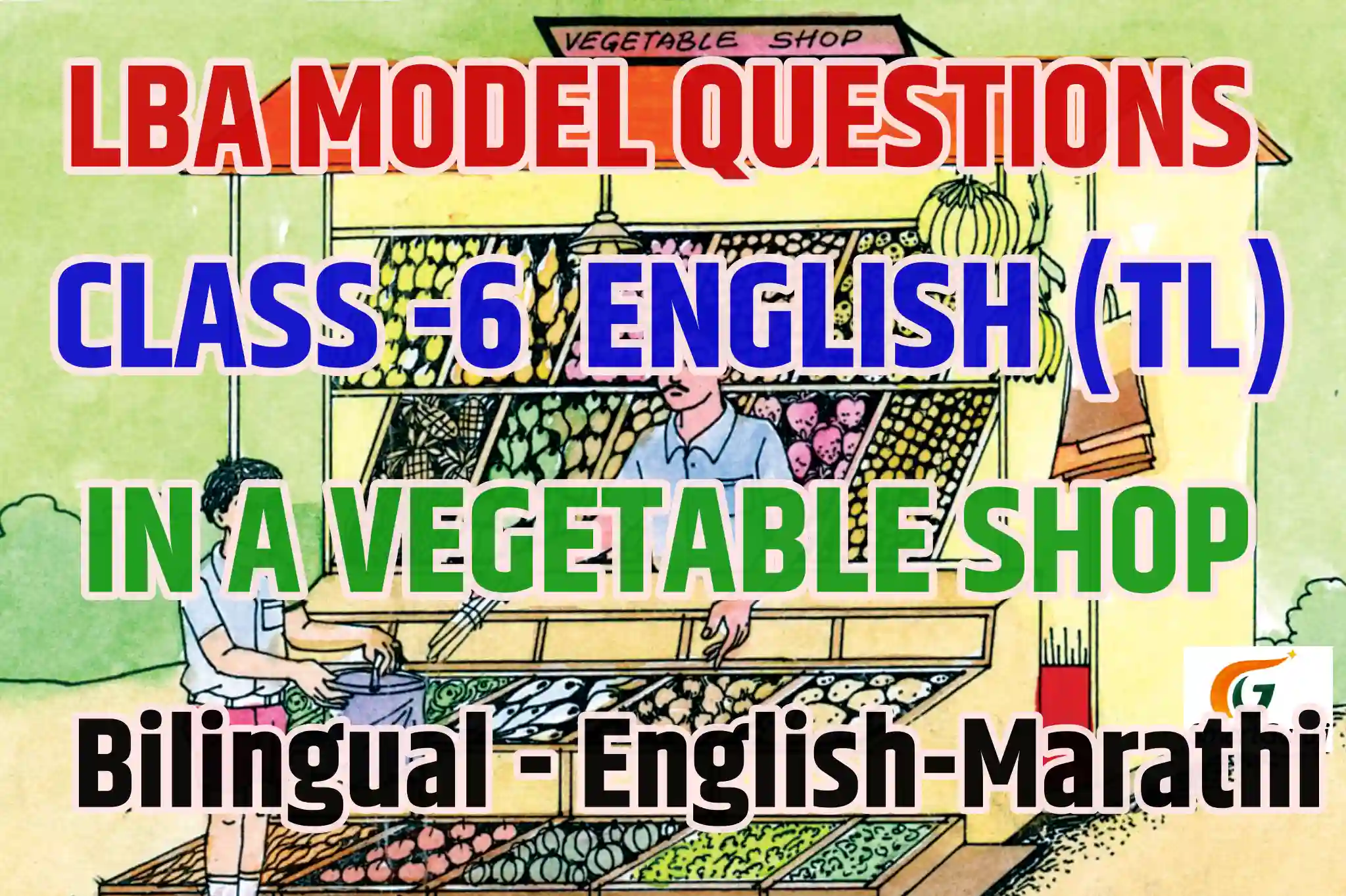 Class 6 LBA ENGLISH (TL) LESSON 1- In a vegetable shop 4 LBA English 6